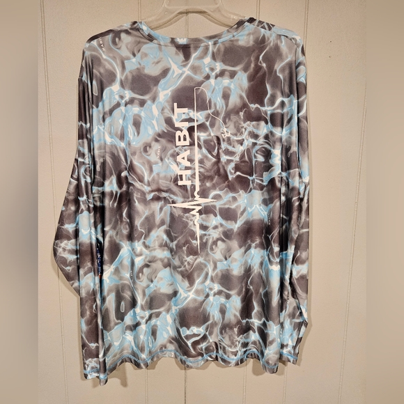 Habit Long Sleeve Performance Tee UPF 40+ UV Protection & Moisture Wicking NWT W - Picture 2 of 7